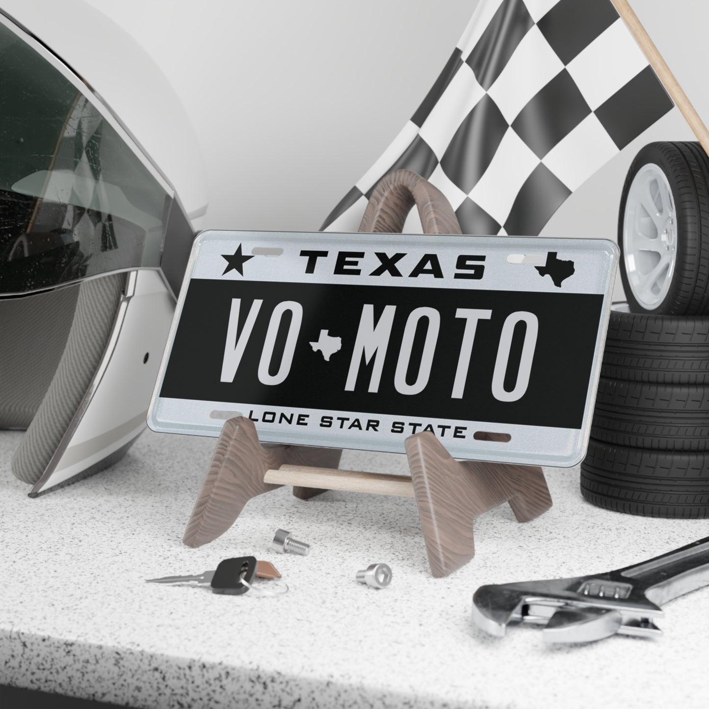 002 - VO Moto License Plate