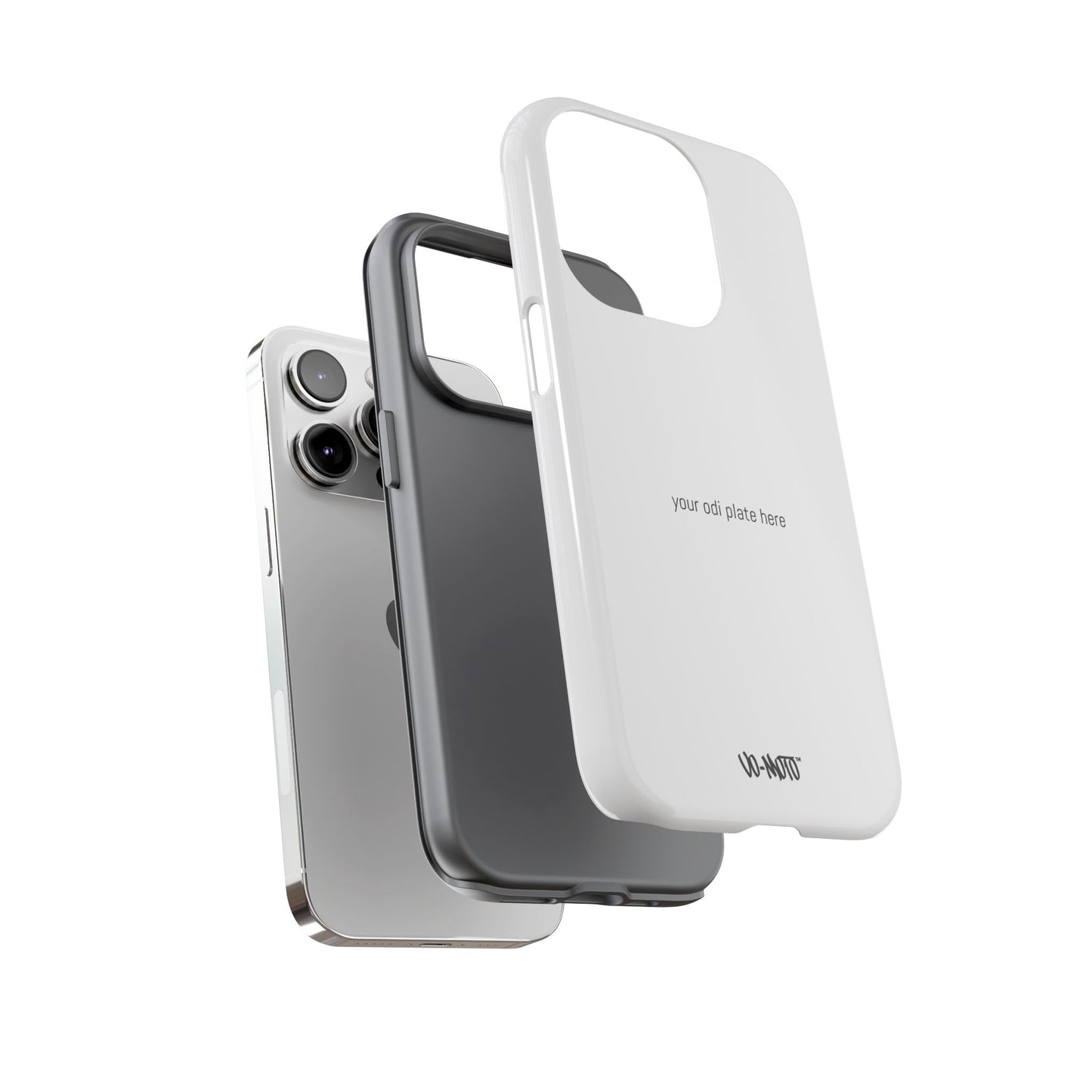 002 - CUSTOMIZABLE ODI Plate Phone Case