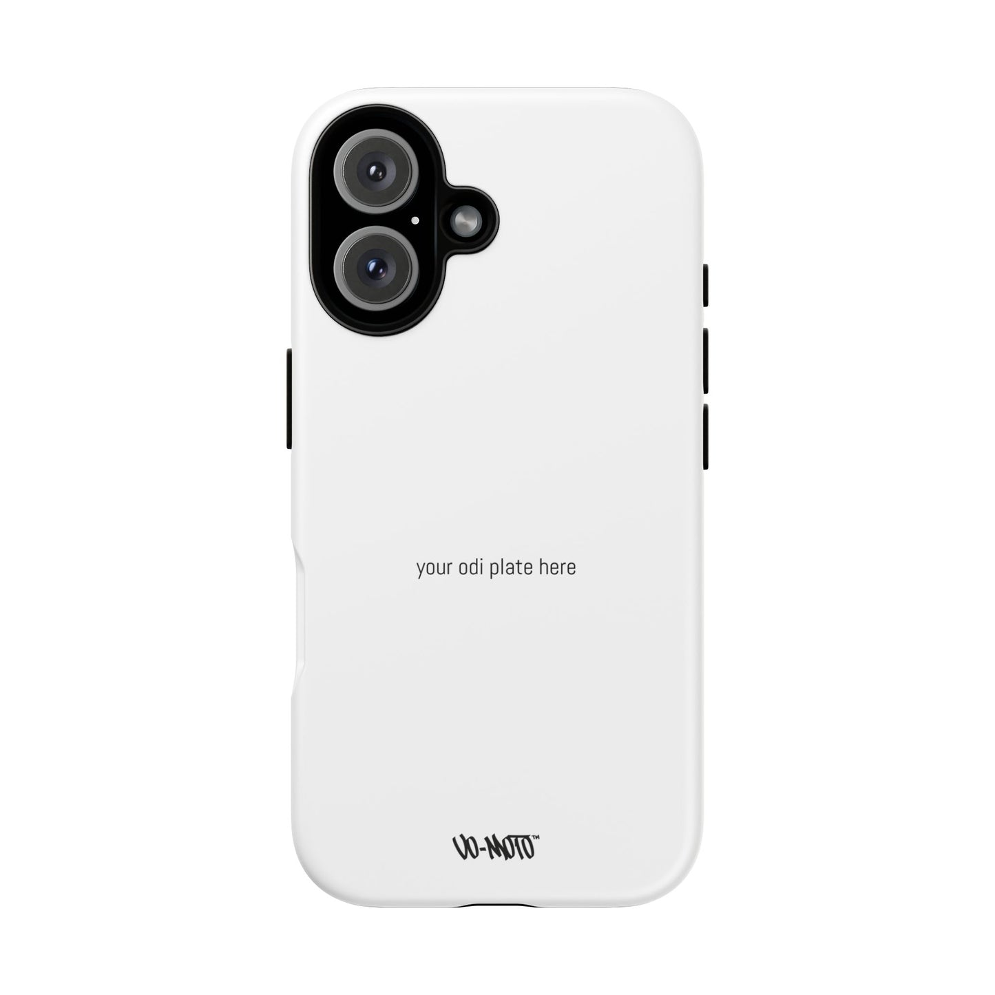 002 - CUSTOMIZABLE ODI Plate Phone Case