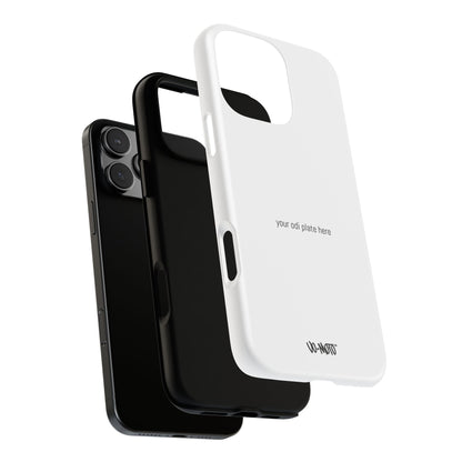 002 - CUSTOMIZABLE ODI Plate Phone Case