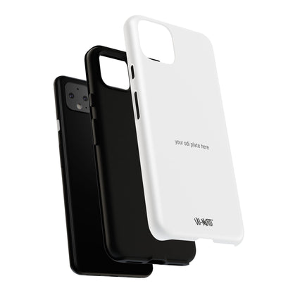 002 - CUSTOMIZABLE ODI Plate Phone Case
