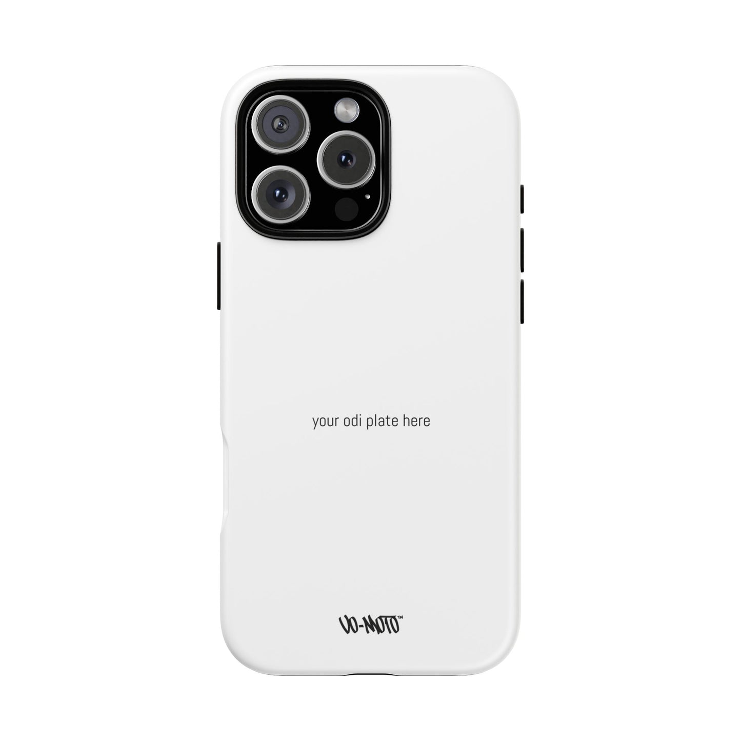 002 - CUSTOMIZABLE ODI Plate Phone Case