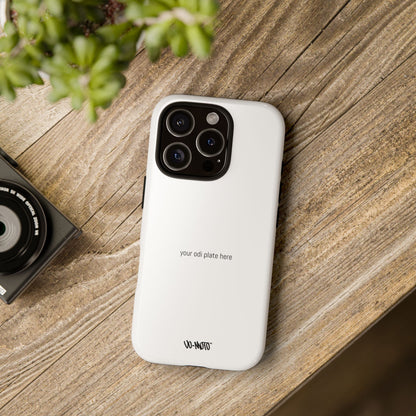 002 - CUSTOMIZABLE ODI Plate Phone Case