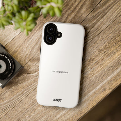 002 - CUSTOMIZABLE ODI Plate Phone Case