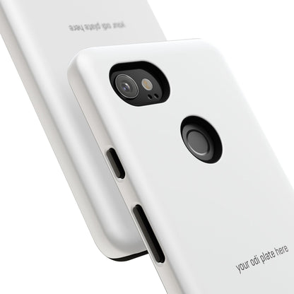 002 - CUSTOMIZABLE ODI Plate Phone Case