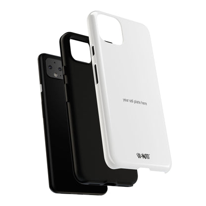 002 - CUSTOMIZABLE ODI Plate Phone Case