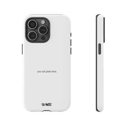 002 - CUSTOMIZABLE ODI Plate Phone Case