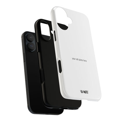002 - CUSTOMIZABLE ODI Plate Phone Case