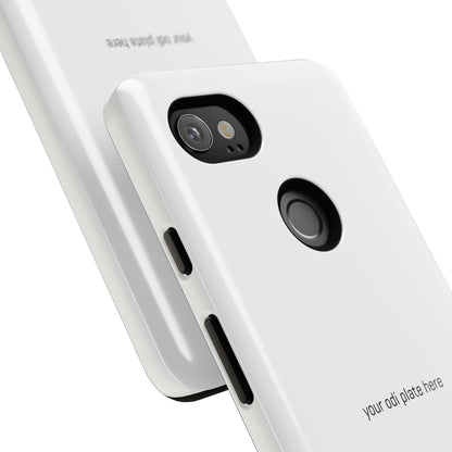 002 - CUSTOMIZABLE ODI Plate Phone Case