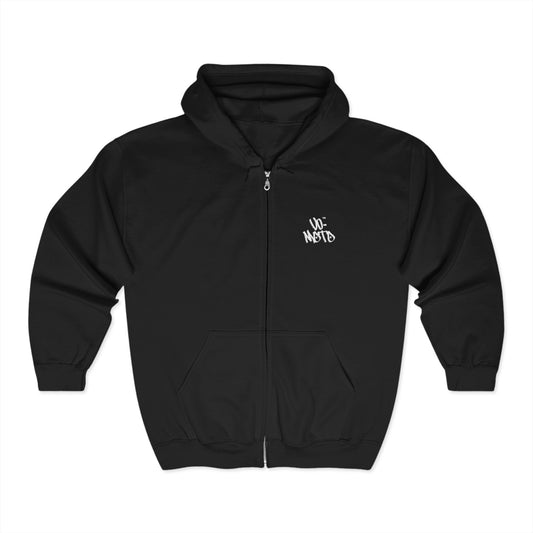 002 - VO Moto EMBROIDERED Half Zip Hoodie
