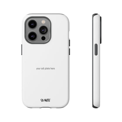 002 - CUSTOMIZABLE ODI Plate Phone Case