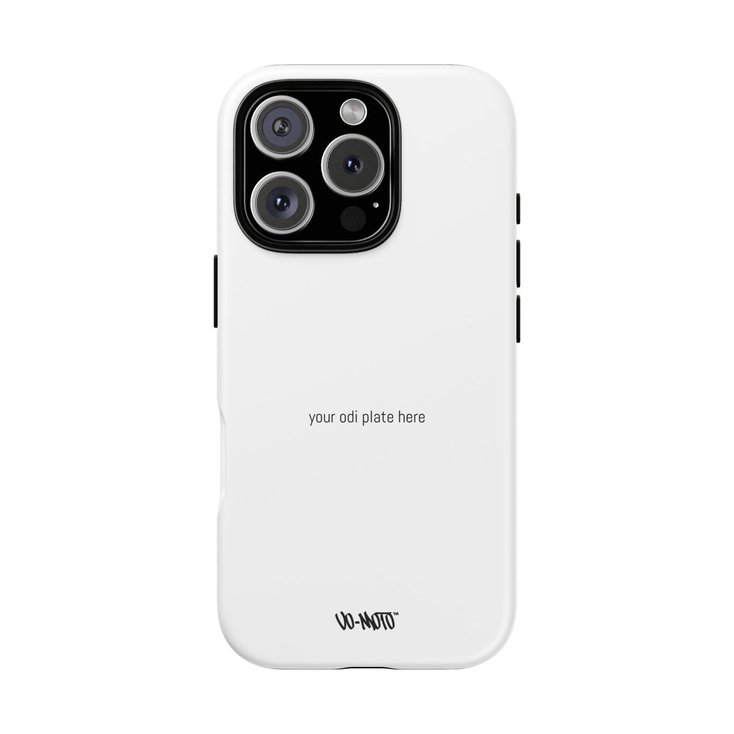 002 - CUSTOMIZABLE ODI Plate Phone Case