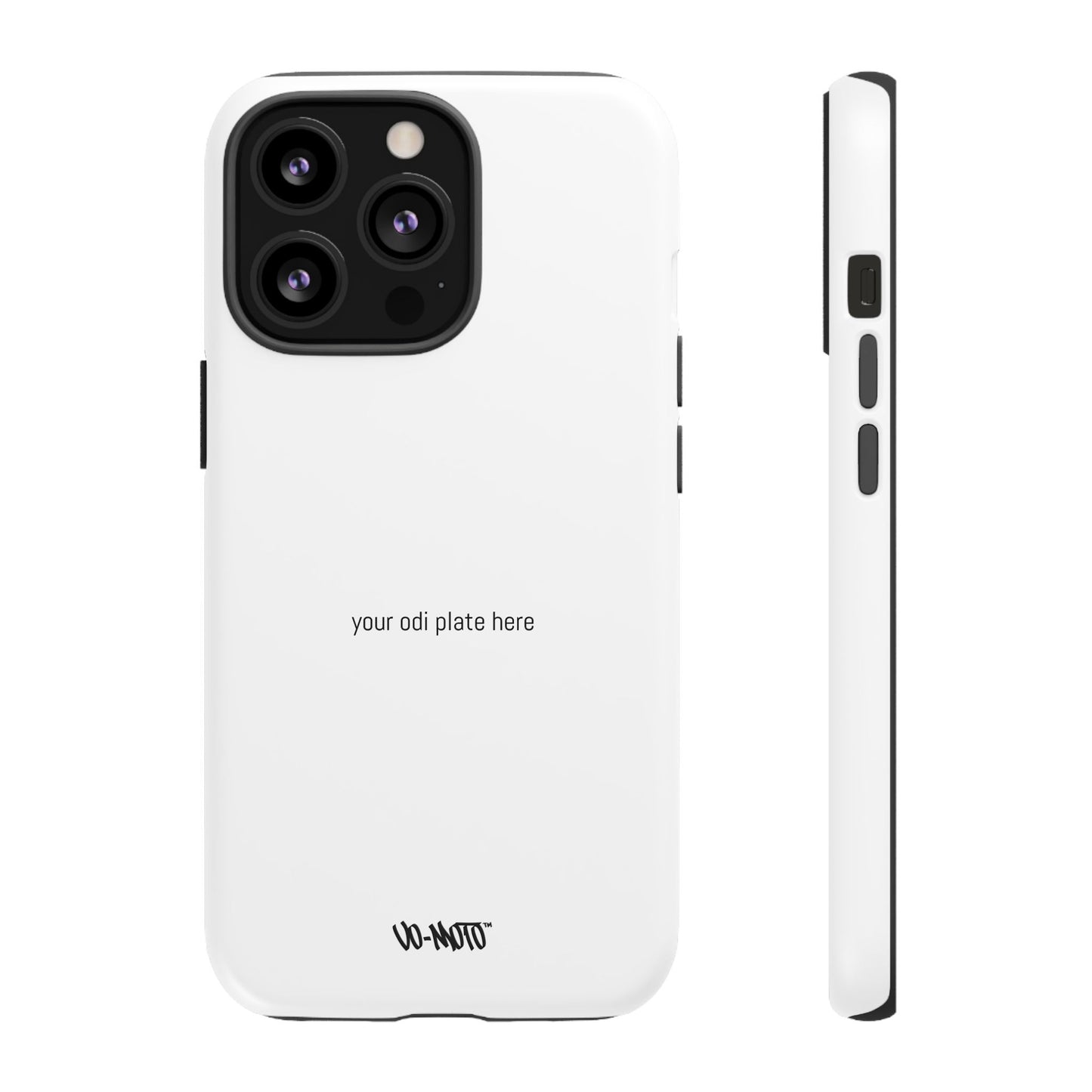 002 - CUSTOMIZABLE ODI Plate Phone Case