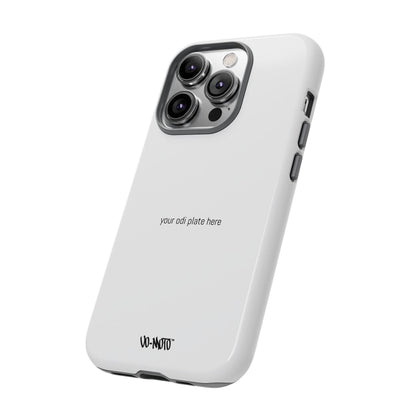 002 - CUSTOMIZABLE ODI Plate Phone Case