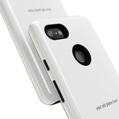 002 - CUSTOMIZABLE ODI Plate Phone Case