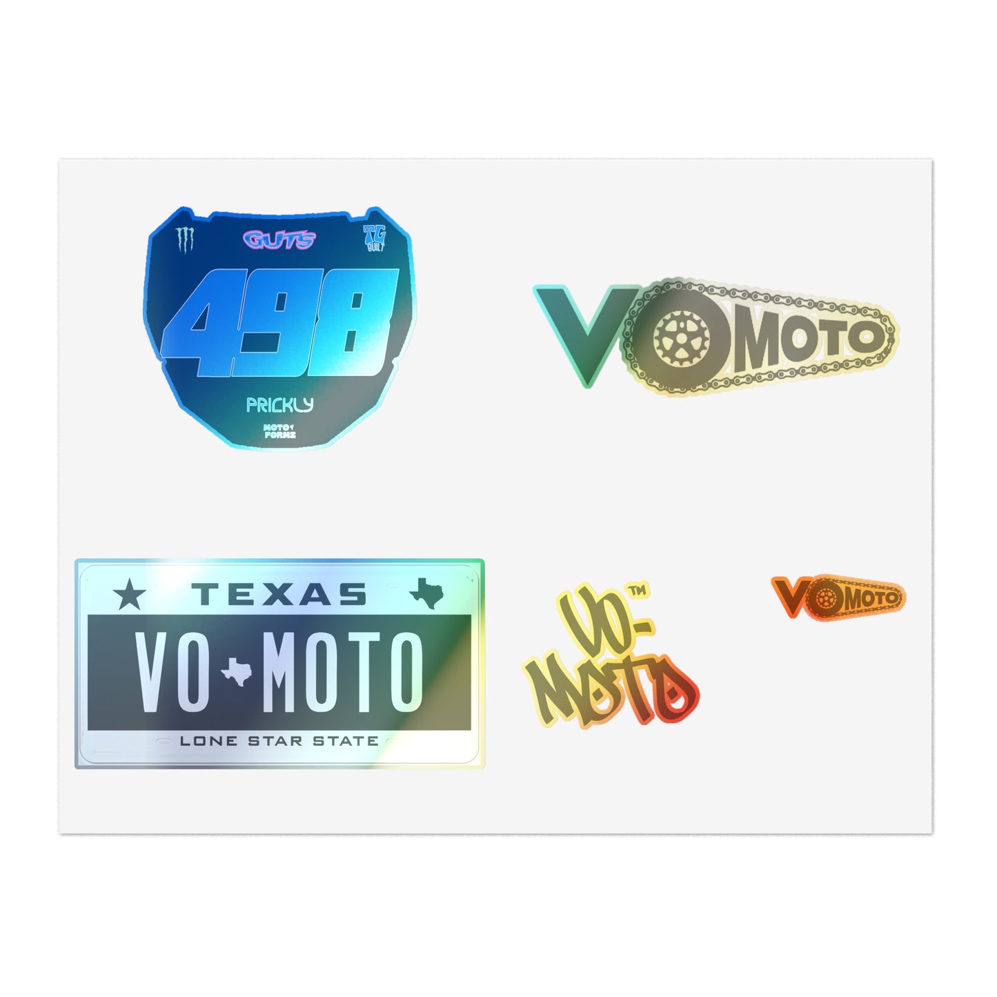 002 - RANDOM Sticker Sheet - VO Moto