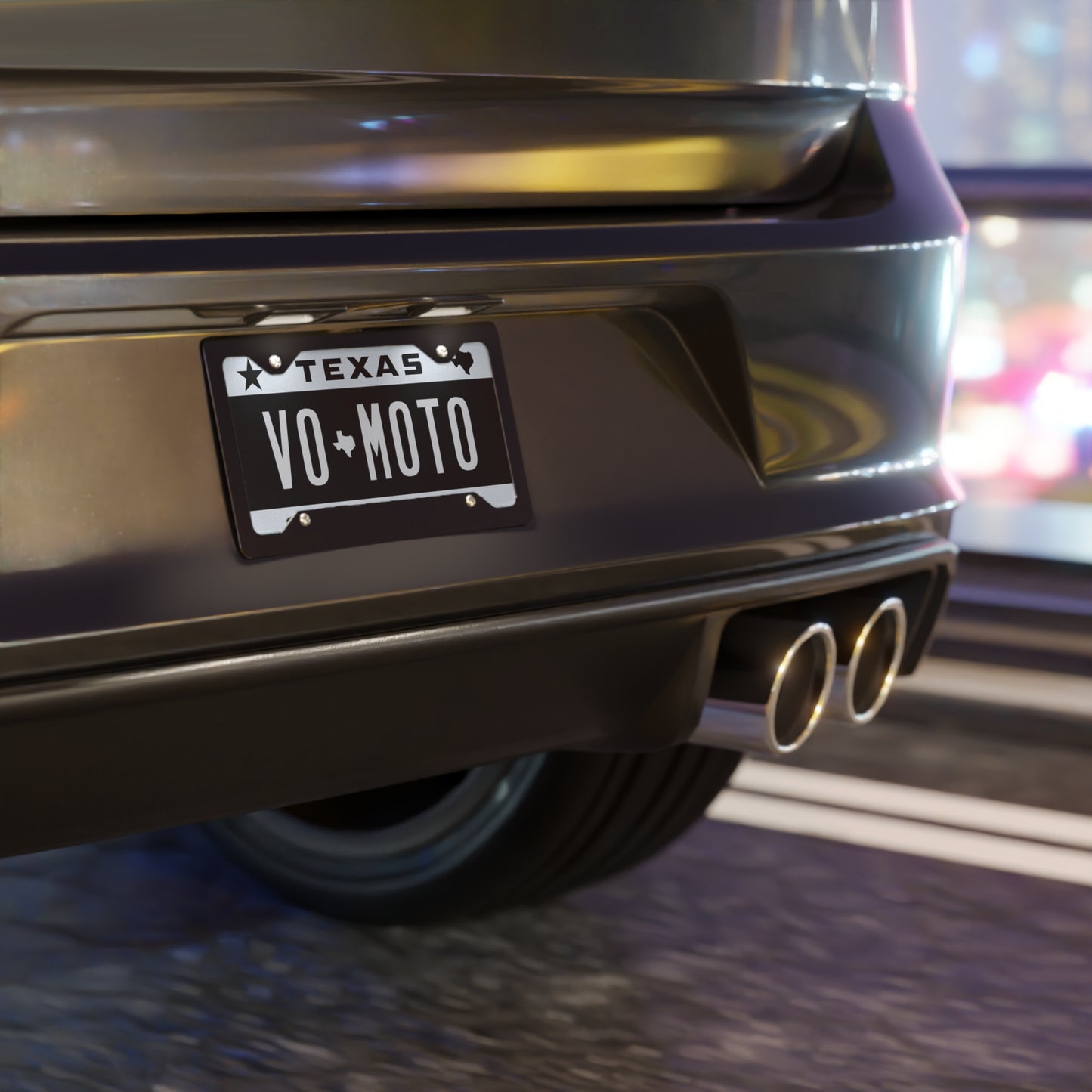 002 - VO Moto License Plate