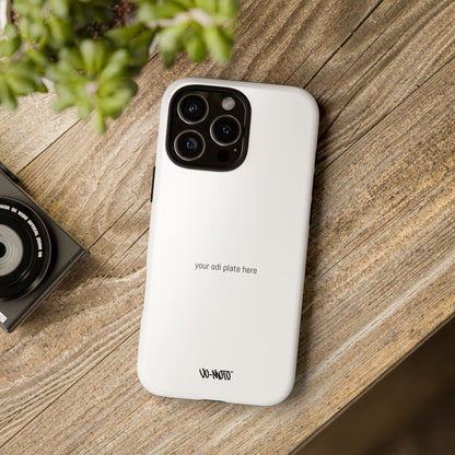 002 - CUSTOMIZABLE ODI Plate Phone Case