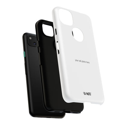 002 - CUSTOMIZABLE ODI Plate Phone Case