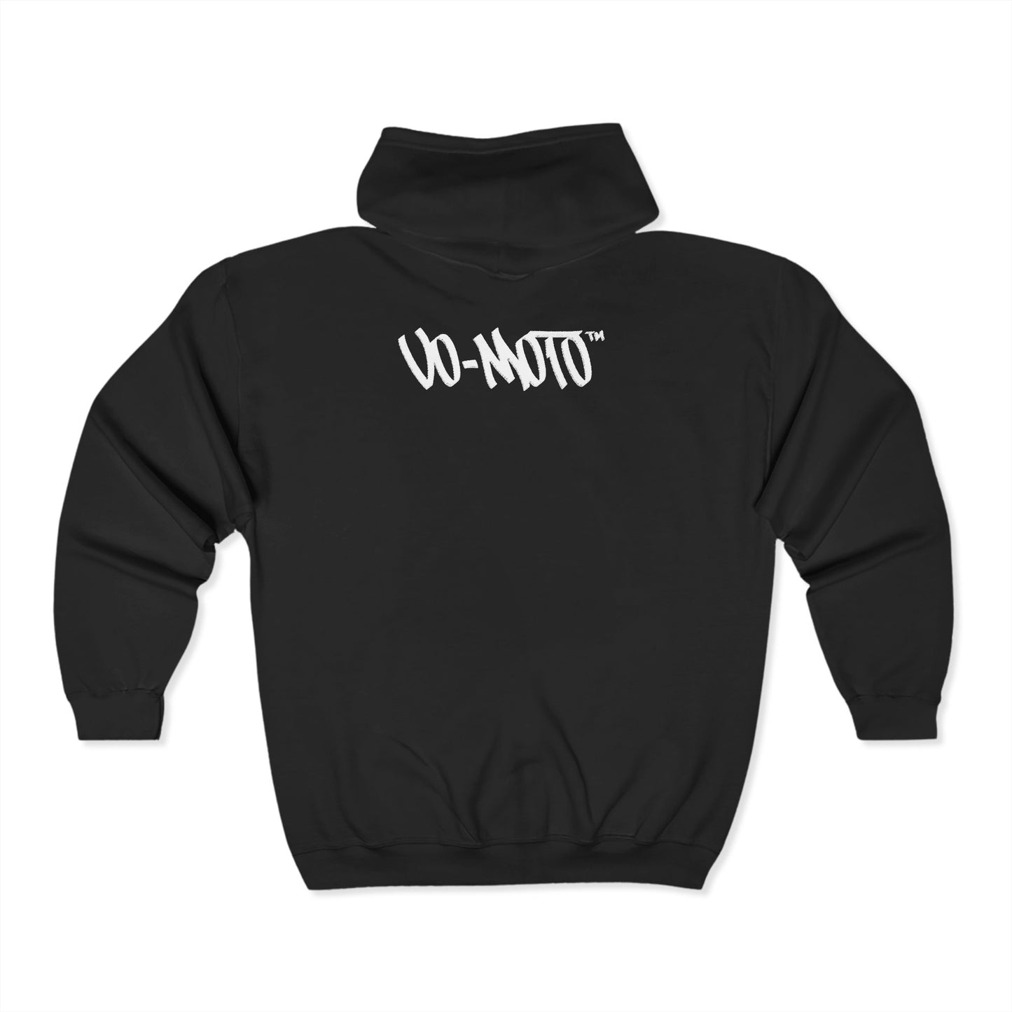 002 - VO Moto EMBROIDERED Half Zip Hoodie
