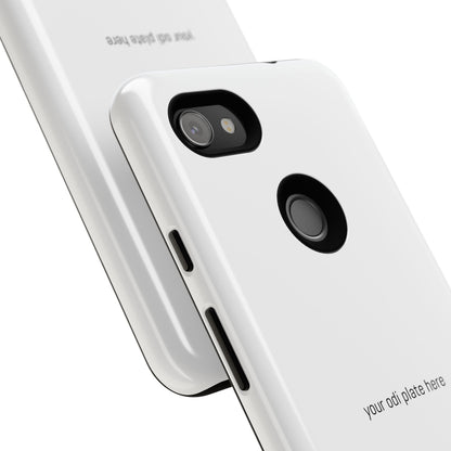 002 - CUSTOMIZABLE ODI Plate Phone Case