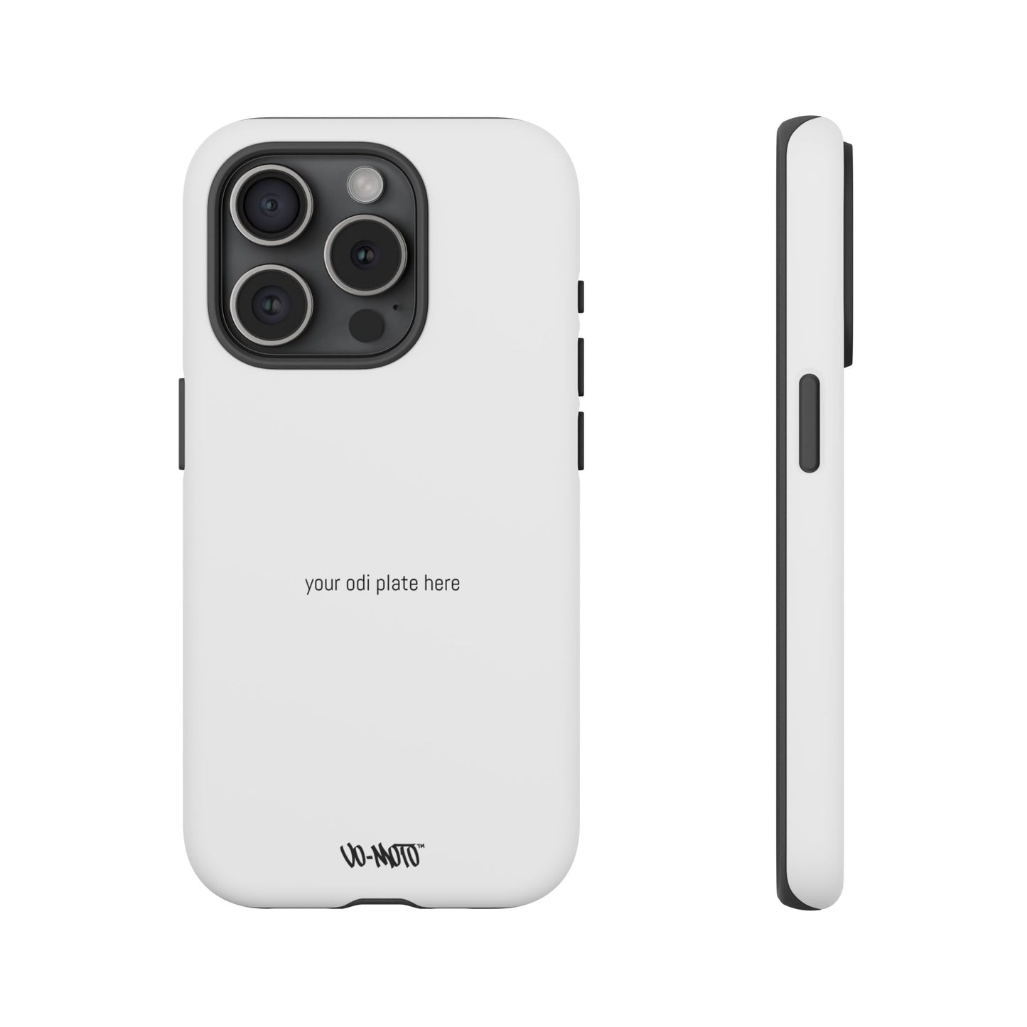 002 - CUSTOMIZABLE ODI Plate Phone Case