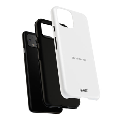002 - CUSTOMIZABLE ODI Plate Phone Case