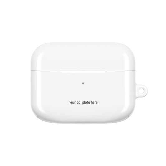 002 - CUSTOMIZABLE AirPod Case (ODI Plates on front)