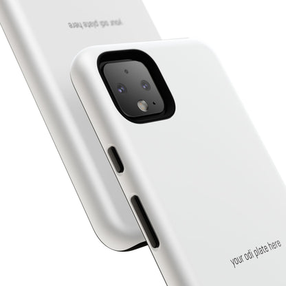 002 - CUSTOMIZABLE ODI Plate Phone Case