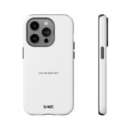 002 - CUSTOMIZABLE ODI Plate Phone Case