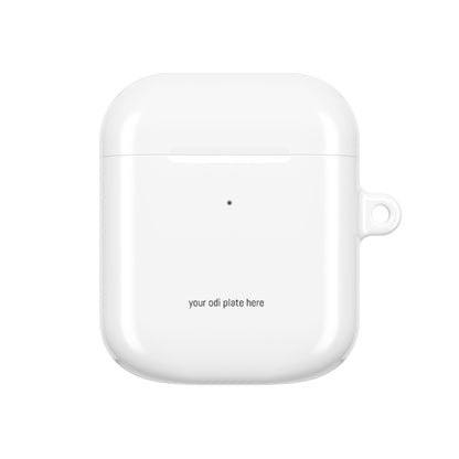 002 - CUSTOMIZABLE AirPod Case (ODI Plates on front)