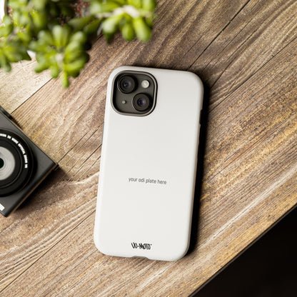 002 - CUSTOMIZABLE ODI Plate Phone Case