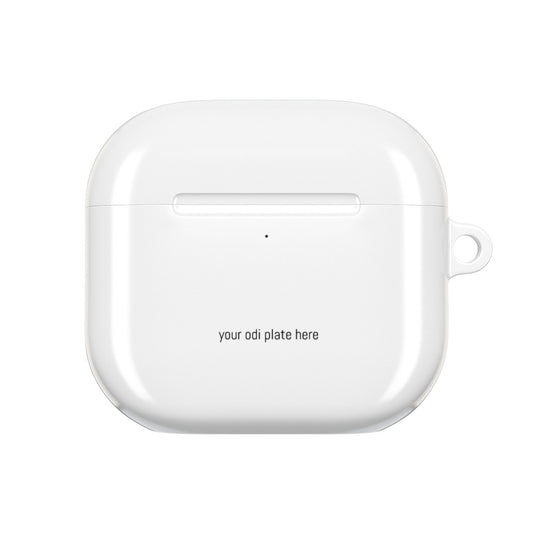 002 - CUSTOMIZABLE AirPod Case (ODI Plates on front)